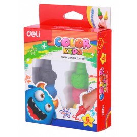 Восковые мелки Deli EC20790 Color Kids 6цв. картон.кор./европод.