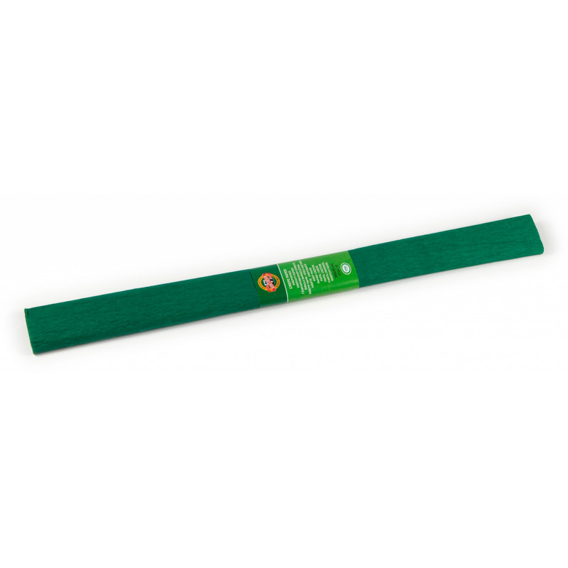 Бумага цветная Koh-I-Noor 9755019001PM темно-зеленый крепир. 1л. 1цв. 30г/м2