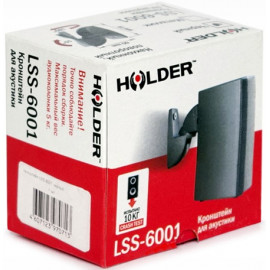 Кронштейн для акустических систем Holder LSS-6001 черный макс.5кг настенный поворот и наклон