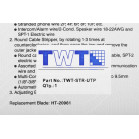 Инструмент Lanmaster TWT-STR-UTP для зачистки кабеля UTP (упак:1шт) серый