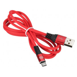 Кабель Digma USB (m)-micro USB (m) 1.2м красный