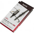 Кабель Hama Metal 00173626 USB (m)-Lightning (m) 1.5м черный