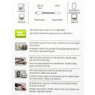 Кабель Hama Flexi-Slim 00135784 USB (m)-USB Type-C (m) 0.75м черный