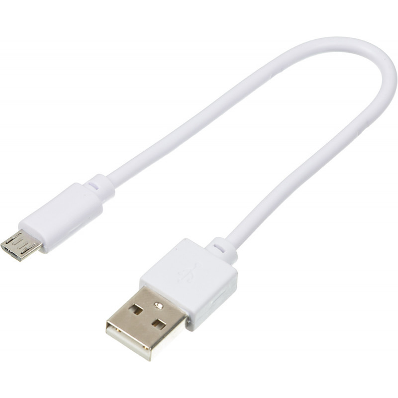 Кабель Digma MICROUSB-0.15M-WH USB (m)-micro USB (m) 0.15м белый Кабель Digma MICROUSB-0.15M-WH USB (m)-micro USB (m) 0.15м белый