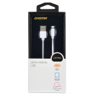 Кабель Digma LIGHT-1.2M-WH USB (m)-Lightning (m) 1.2м белый