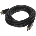 Кабель 1.2v DisplayPort (m) DisplayPort (m) 5м черный