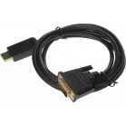 Кабель DisplayPort (m) DVI (m) 2м черный