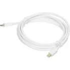 Кабель 1.2v miniDisplayPort (m) miniDisplayPort (m) 2м белый