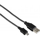 Кабель Hama 00173891 USB (m)-micro USB (m) 1м черный
