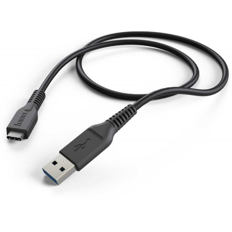 Кабель Hama 00178395 USB (m)-USB Type-C (m) 1м черный