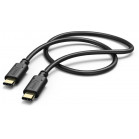Кабель Hama 00183331 ver2.0 USB Type-C (m)-USB Type-C (m) 1м черный