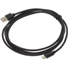 Кабель USB (m)-USB Type-C (m) 1.8м черный