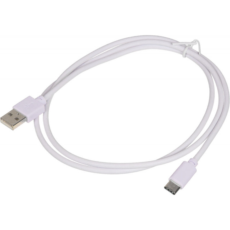 Кабель USB (m)-USB Type-C (m) 1м белый