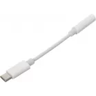 Переходник Jack 3.5 (f)-USB Type-C (m) 0.05м белый