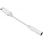 Переходник Jack 3.5 (f)-USB Type-C (m) 0.05м белый