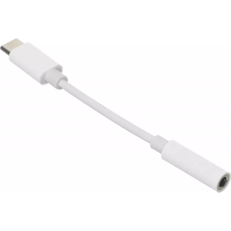 Переходник Jack 3.5 (f)-USB Type-C (m) 0.05м белый