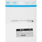 Переходник Jack 3.5 (f)-USB Type-C (m) 0.05м белый