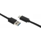 Кабель Buro BHP USB-TPC-3 USB (m)-USB Type-C (m) 3м черный