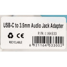 Переходник Buro BHP TPC-JCK Jack 3.5 (f)-USB Type-C (m) белый