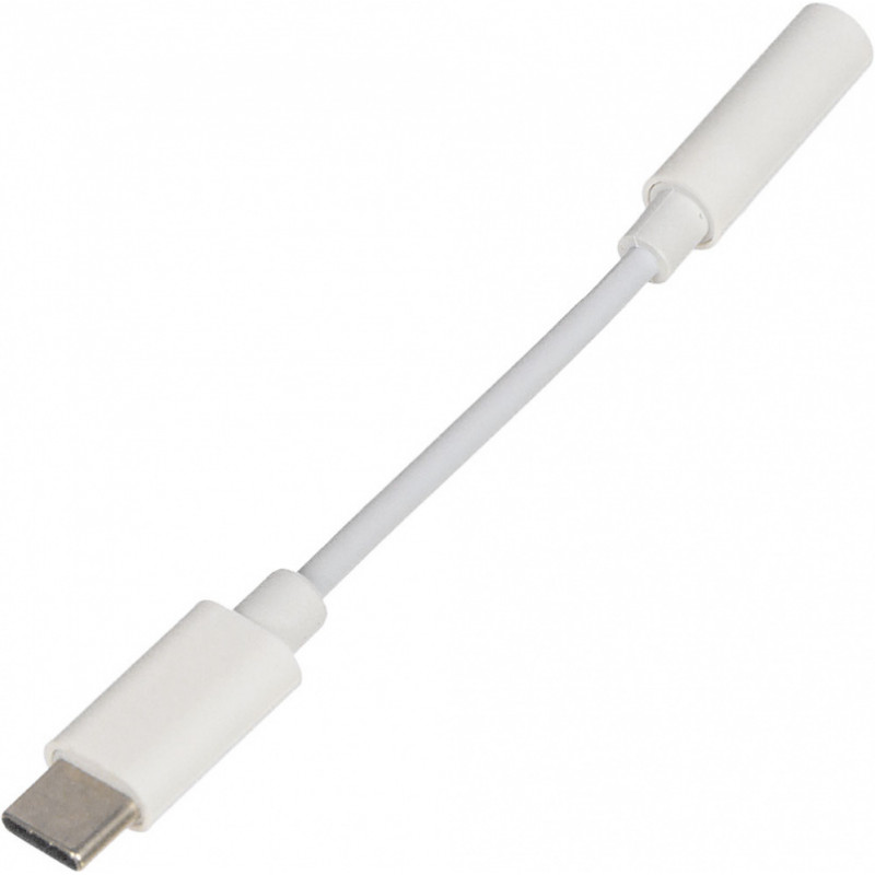 Купить Переходник Buro BHP TPC-JCK Jack 3.5 (f)-USB Type-C (m) белый в ...