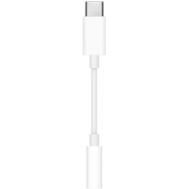 Переходник Apple MU7E2ZM/A Jack 3.5 (f)-USB Type-C (m) белый