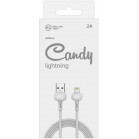 Кабель Redline Candy УТ000021988 USB (m)-Lightning (m) 1м белый