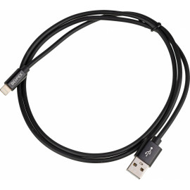 Кабель USB (m)-Lightning (m) 1м черный