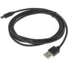 Кабель USB (m)-USB Type-C (m) 2м черный