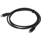 Кабель Buro PD18W USB Type-C (m)-Lightning (m) 1м черный