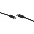 Кабель Buro PD18W USB Type-C (m)-Lightning (m) 1м черный