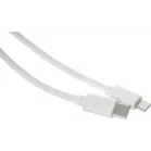 Кабель Buro PD18W USB Type-C (m)-Lightning (m) 1м белый