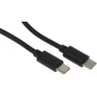 Кабель Buro PD15W USB Type-C (m)-USB Type-C (m) 1м черный