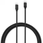 Кабель Buro PD15W USB Type-C (m)-USB Type-C (m) 1м черный