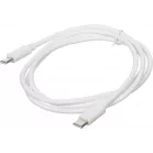 Кабель Buro PD15W USB Type-C (m)-USB Type-C (m) 1м белый