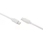 Кабель Buro PD15W USB Type-C (m)-USB Type-C (m) 1м белый