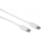 Кабель Buro PD15W USB Type-C (m)-USB Type-C (m) 1м белый