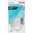 Кабель Buro PD15W USB Type-C (m)-USB Type-C (m) 1м белый