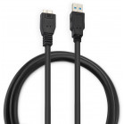 Кабель Buro MK30-AM-0.5 micro USB 3.0 B (m) USB A(m) 0.5м черный