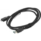 Кабель Buro MK30-AM-1.5 micro USB 3.0 B (m) USB A(m) 1.5м черный