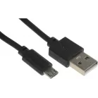 Кабель SunWind USB (m)-micro USB (m) 1м черный