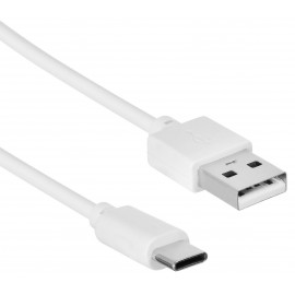 Кабель SunWind USB (m)-USB Type-C (m) 1м белый блистер