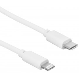 Кабель SunWind USB Type-C (m)-Lightning (m) 1м белый блистер