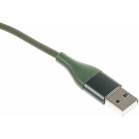 Кабель Solove DW2 DW2 GREEN RUS USB (m)-Lightning (m)/USB Type-C (m)/micro USB (m) 1.2м зеленый