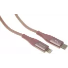 Кабель Solove DW5 DW5 PINK RUS USB Type-C (m)-Lightning (m) 1м розовый