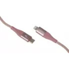 Кабель Solove DW5 DW5 PINK RUS USB Type-C (m)-Lightning (m) 1м розовый