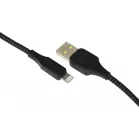 Кабель InfinityLab ILINCATLBLK USB (m)-Lightning (m) 1.5м черный коробка (упак.:1шт)