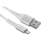 Кабель Cactus CS-LG.USB.A-0.8 USB (m)-Lightning (m) 0.8м белый блистер
