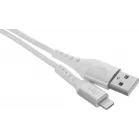 Кабель Cactus CS-LG.USB.A-1.2 USB (m)-Lightning (m) 1.2м белый блистер