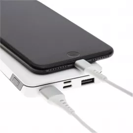 Кабель Cactus CS-LG.USB.A-1.2 USB (m)-Lightning (m) 1.2м белый блистер