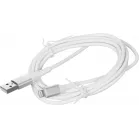 Кабель Cactus CS-LG.USB.A-2 USB (m)-Lightning (m) 2м белый блистер